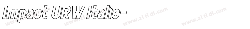 Impact URW Italic字体转换 Impact URW Italic字体转换